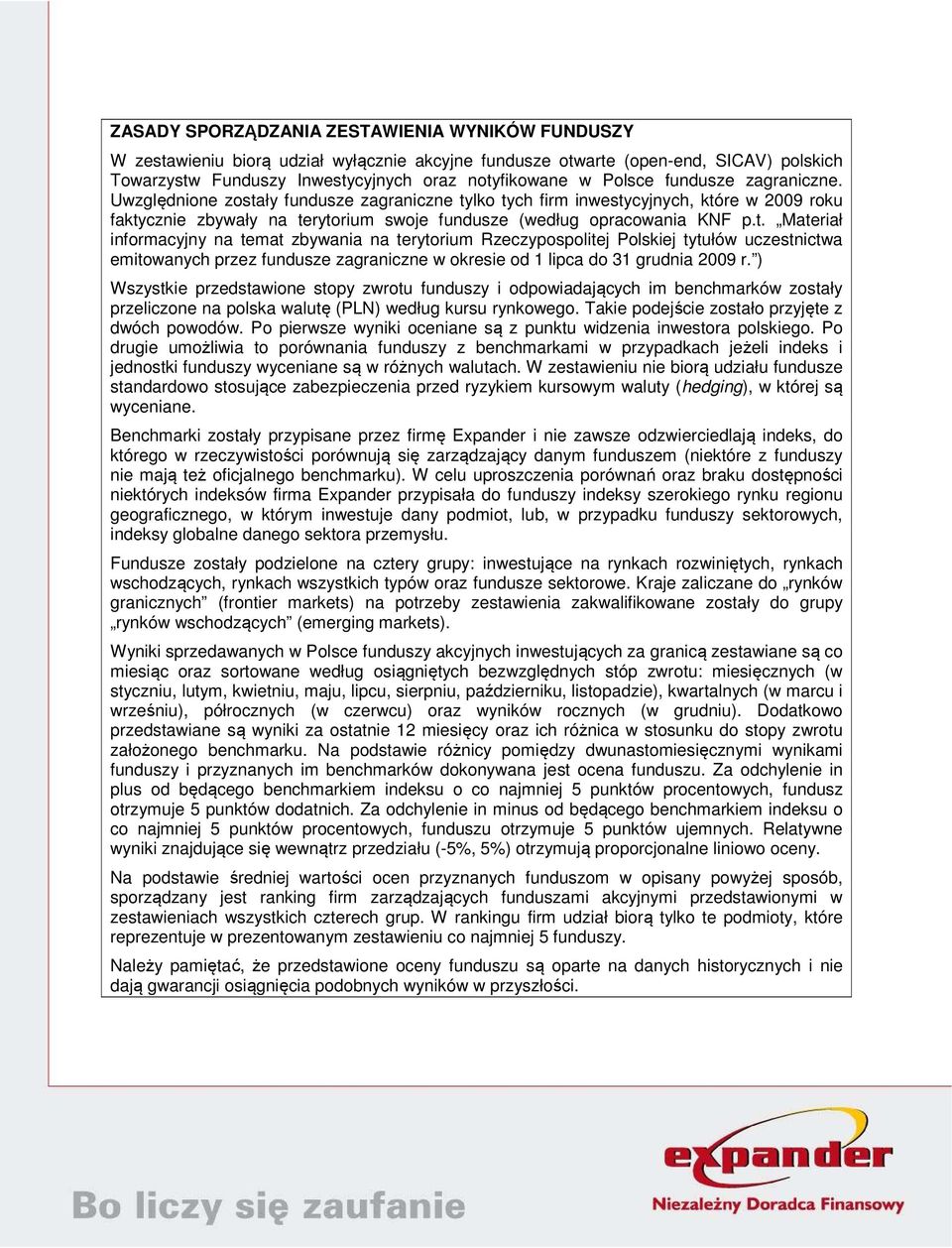 ły fundusze zagraniczne ty