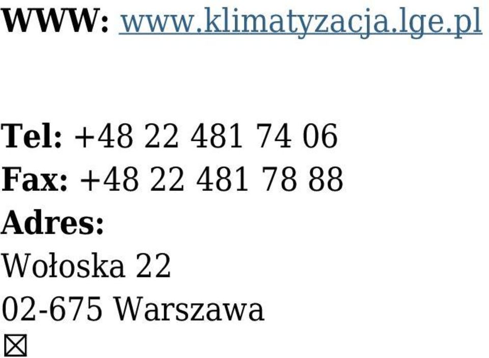 Fax: +48 22 481 78 88