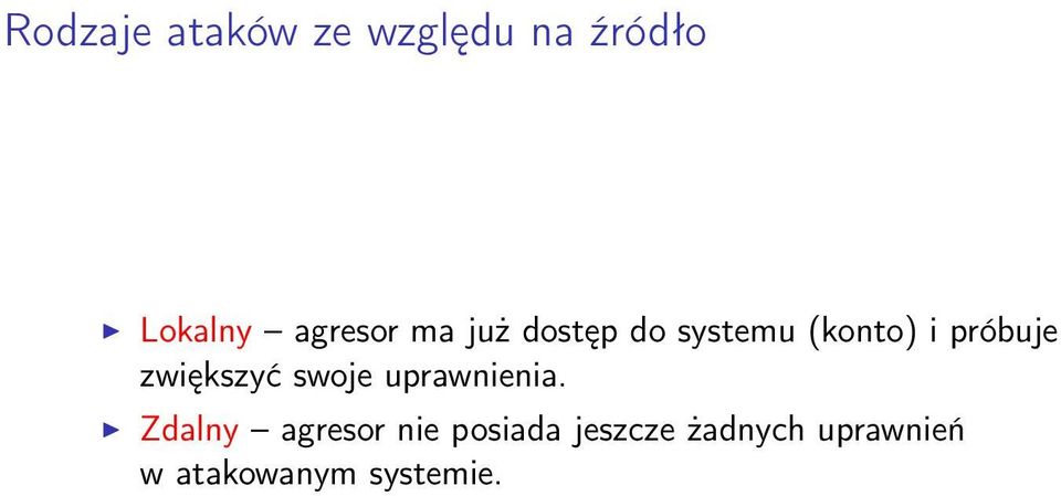 próbuje zwiększyć swoje uprawnienia.