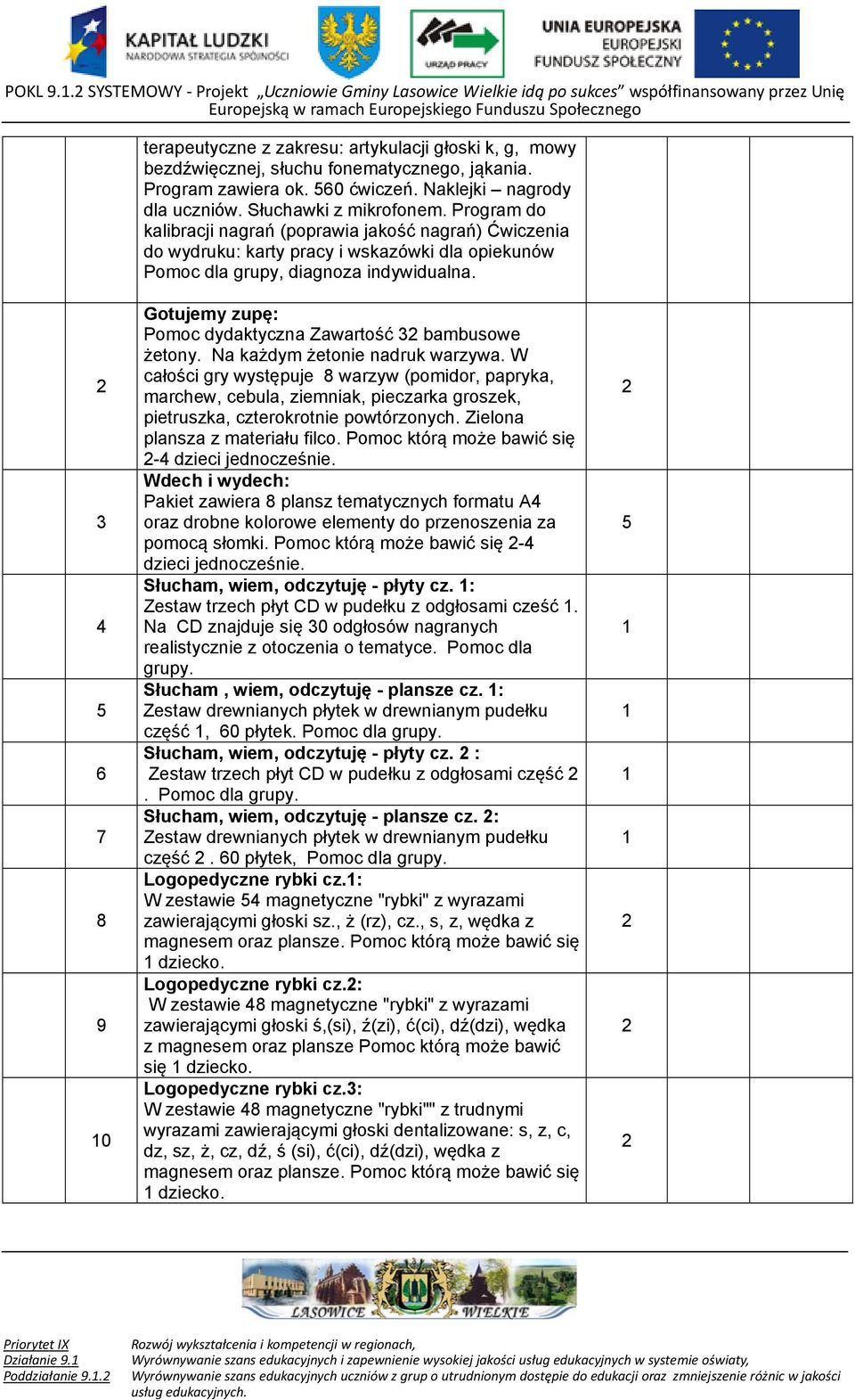 Program zawiera ok. 60 ćwiczeń. Naklejki nagrody dla uczniów. Słuchawki z mikrofonem.