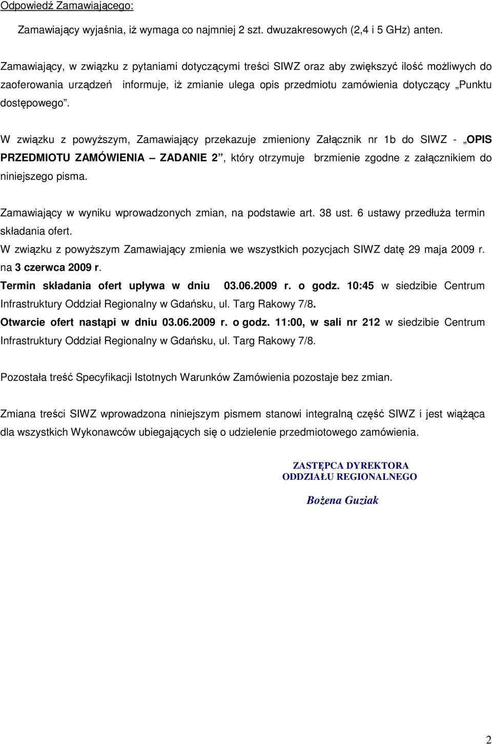 dostępowego.