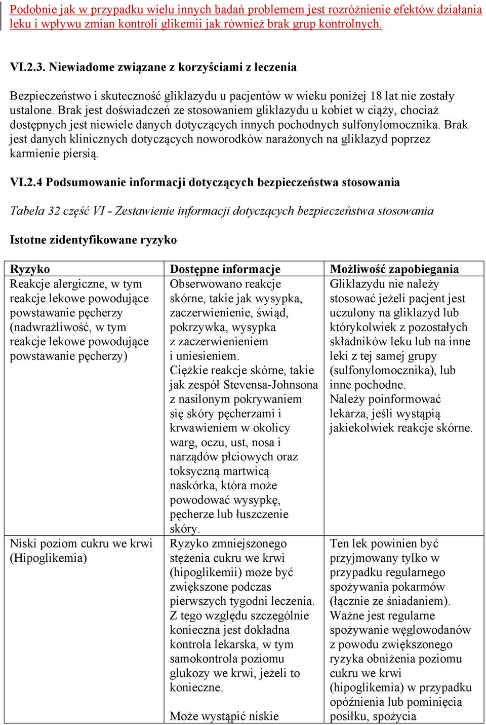 Brak jest doświadczeń ze stosowaniem gliklazydu u kobiet w ciąży, chociaż dostępnych jest niewiele danych dotyczących innych pochodnych sulfonylomocznika.