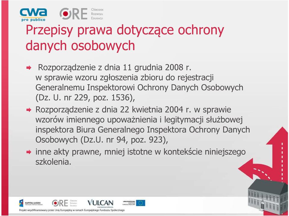 1536), Rozporządzenie z dnia 22 kwietnia 2004 r.