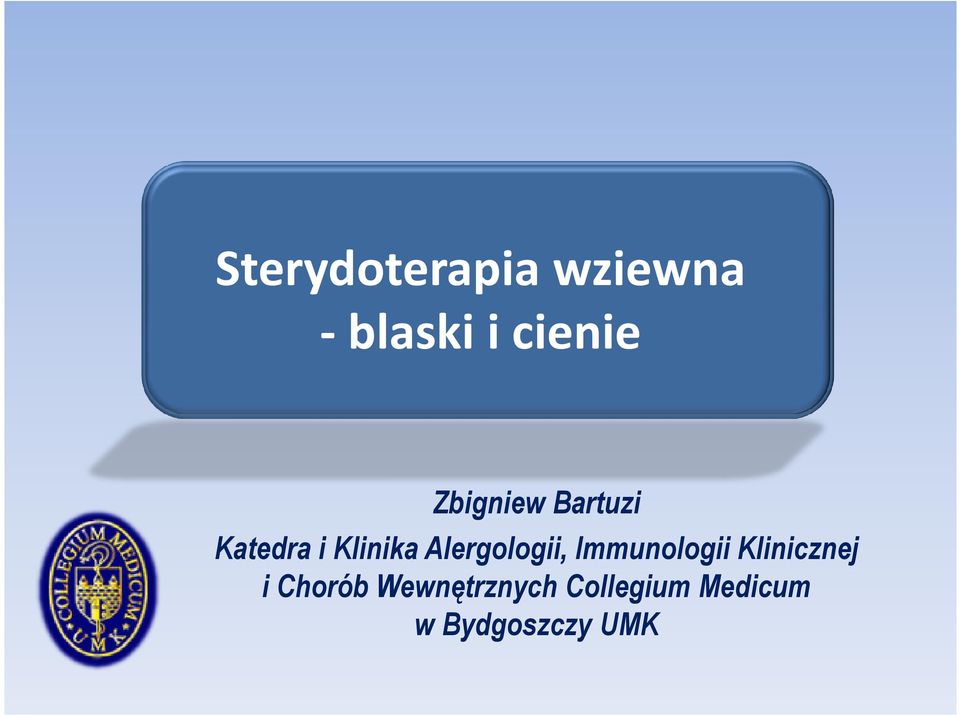Alergologii, Immunologii Klinicznej i