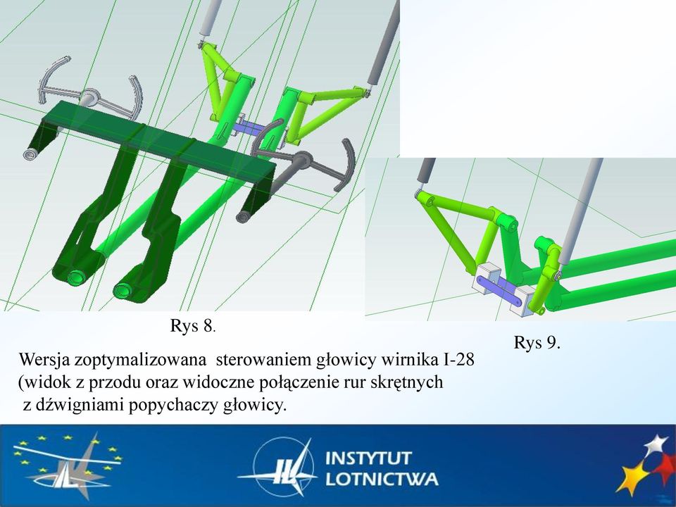 głowicy wirnika I-28 (widok z przodu