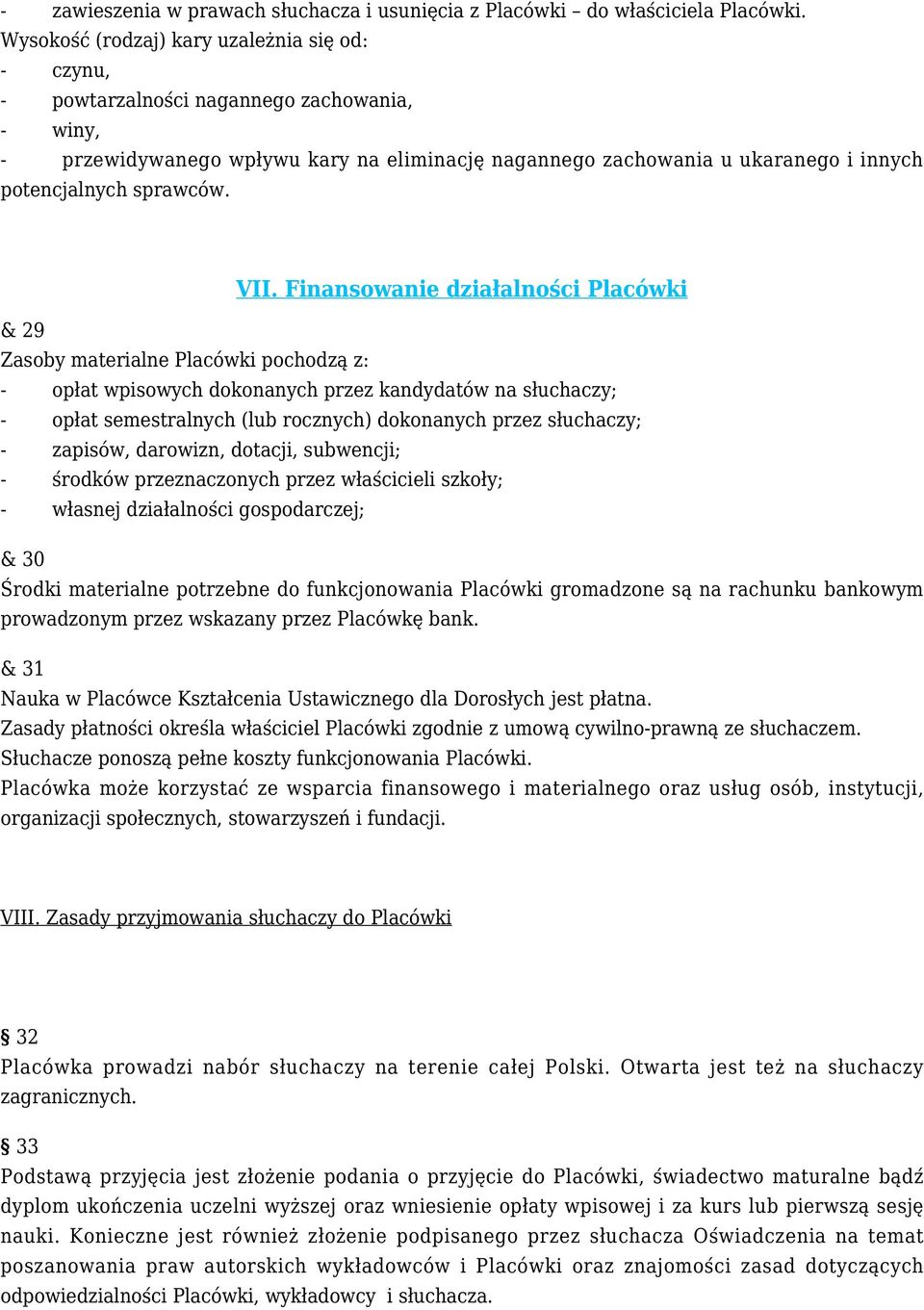 sprawców. VII.