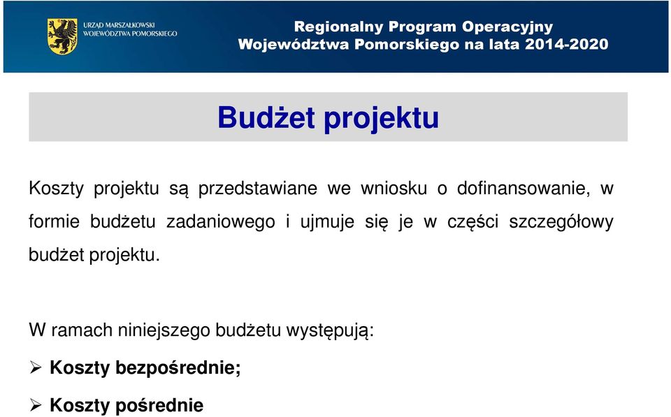 je w części szczegółowy budżet projektu.