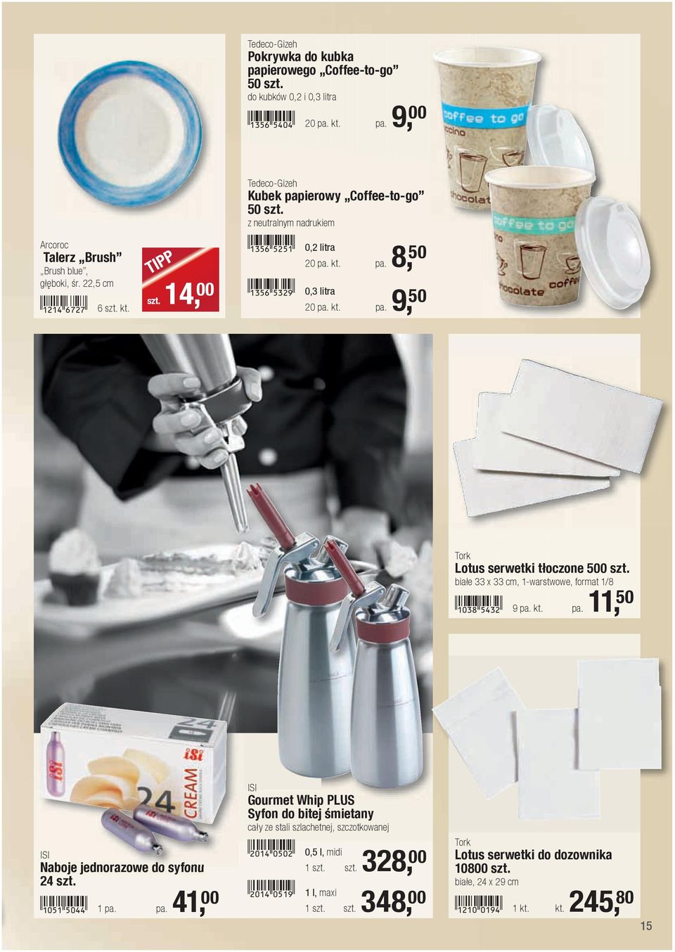 9 pa. kt. pa. 11, 50 ISI Naboje jednorazowe do syfonu 24 szt.!1051-faee! 1 pa. pa. 41, 00 ISI Gourmet Whip PLUS Syfon do bitej śmietany cały ze stali szlachetnej, szczotkowanej!2014-afac!