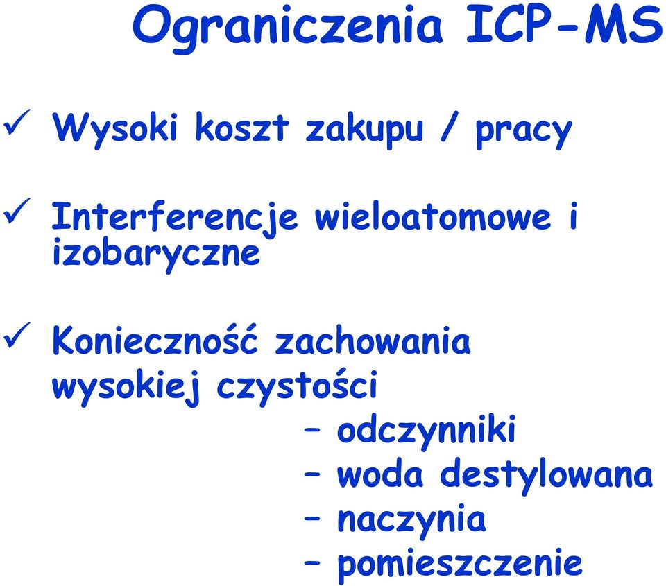 izobaryczne Konieczność zachowania wysokiej