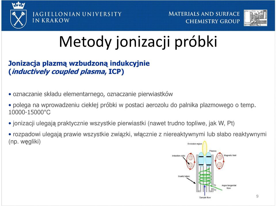 palnika plazmowego o temp.