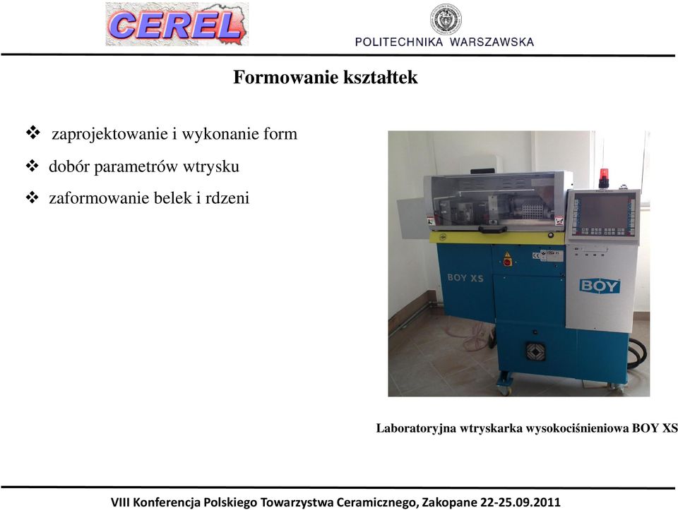 wtrysku zaformowanie belek i rdzeni