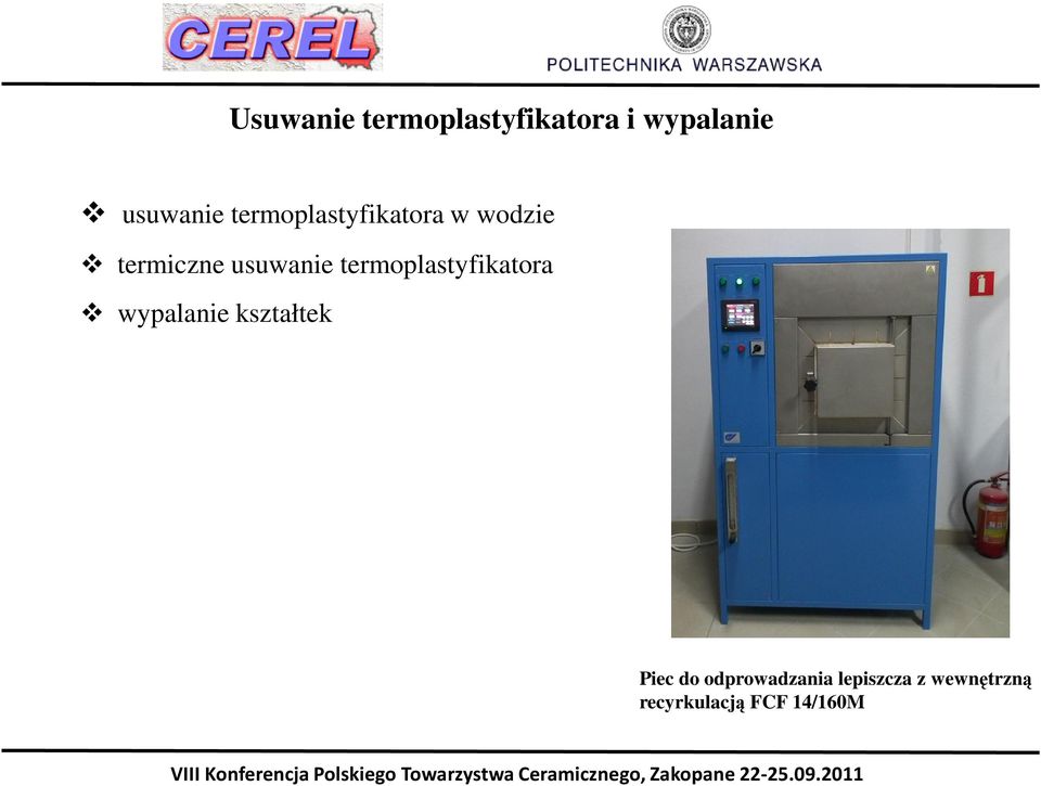 termoplastyfikatora wypalanie kształtek Piec do