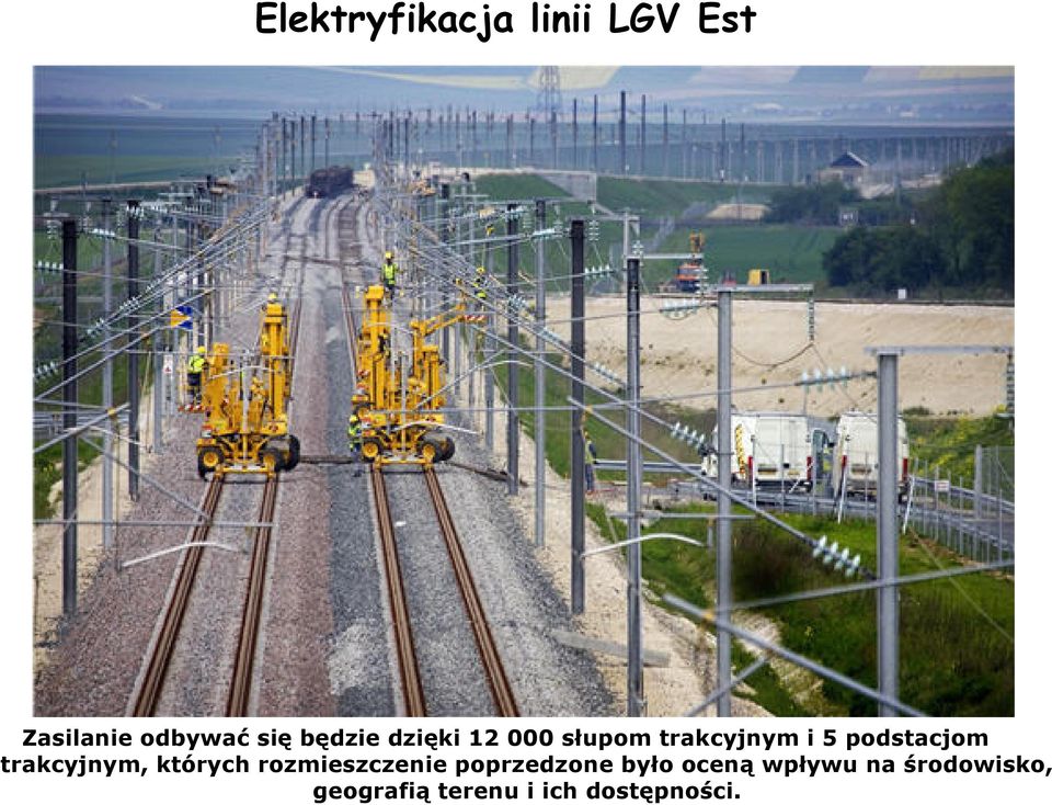 trakcyjnym, których rozmieszczenie poprzedzone było