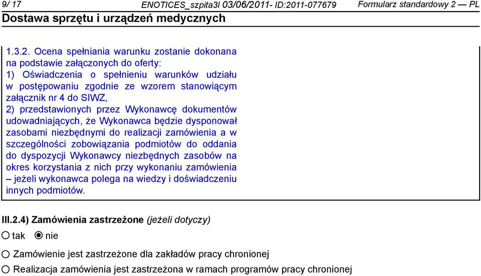 11-077679 Formularz standardowy 2 