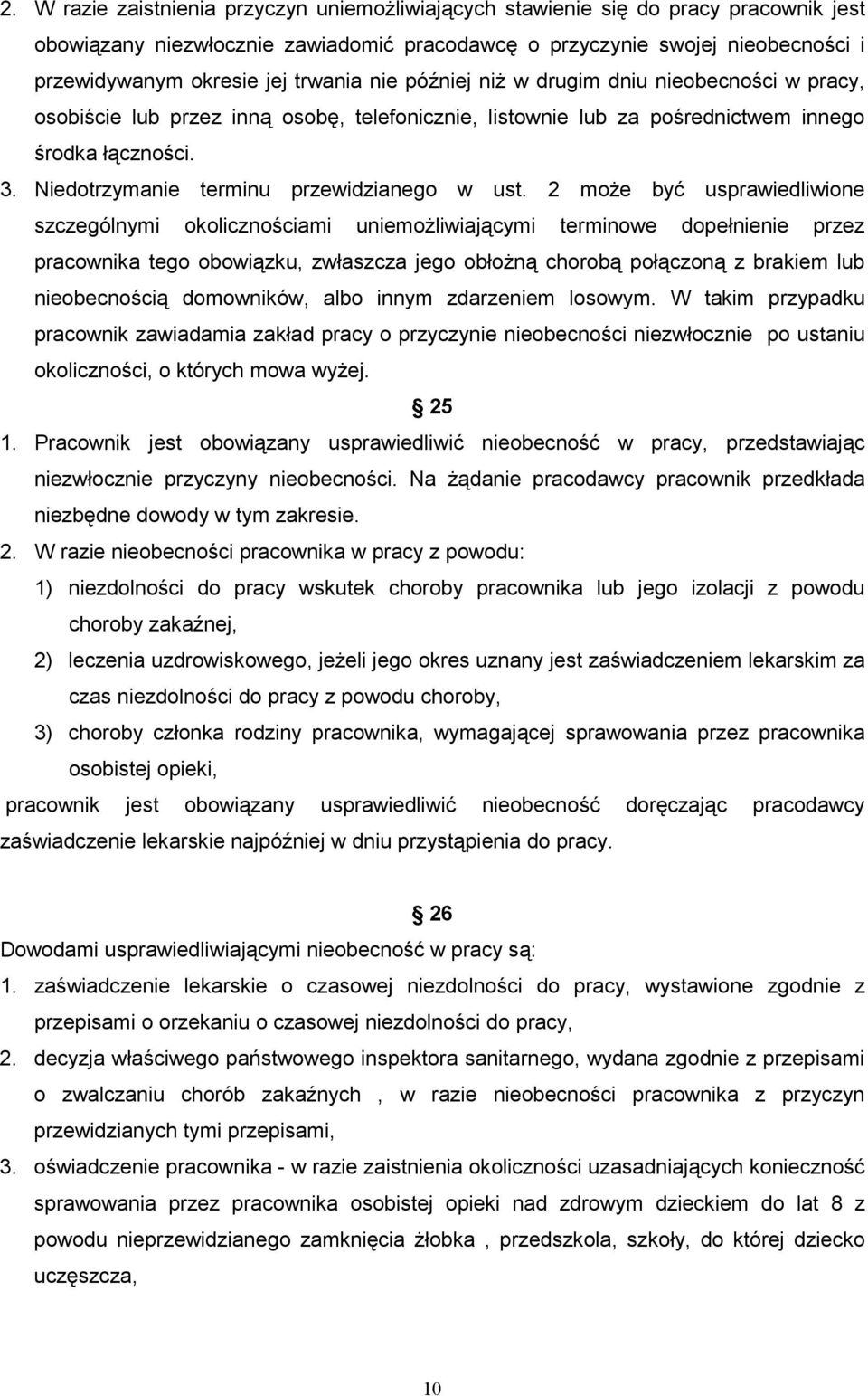 Niedotrzymanie terminu przewidzianego w ust.
