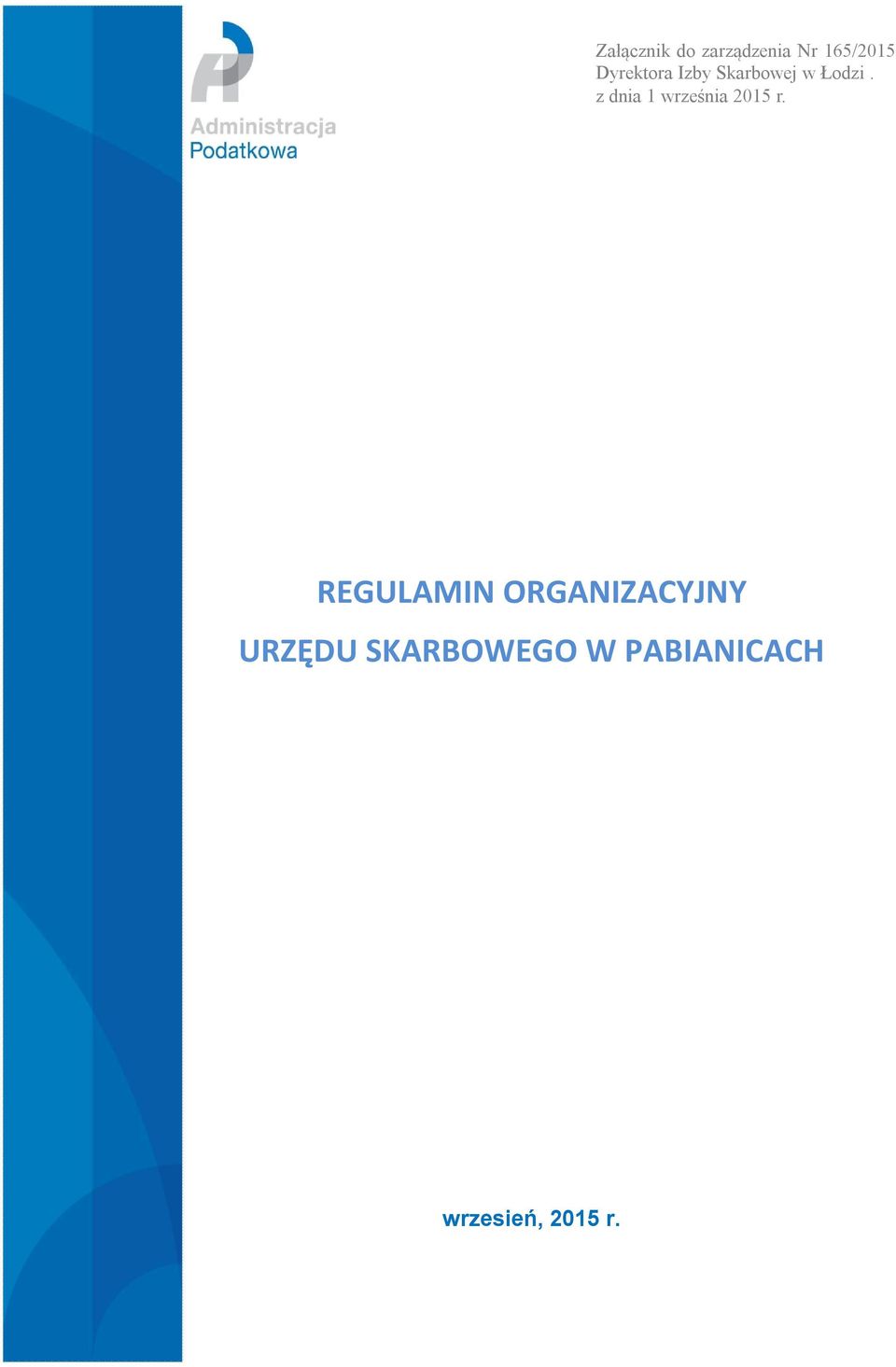 z dnia 1 września 2015 r.