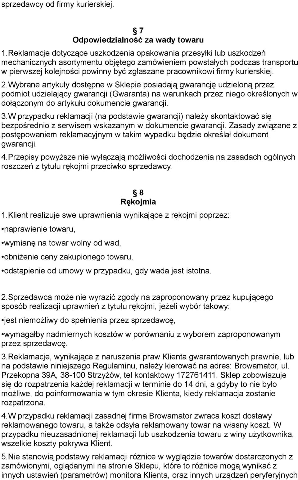 pracownikowi firmy kurierskiej. 2.