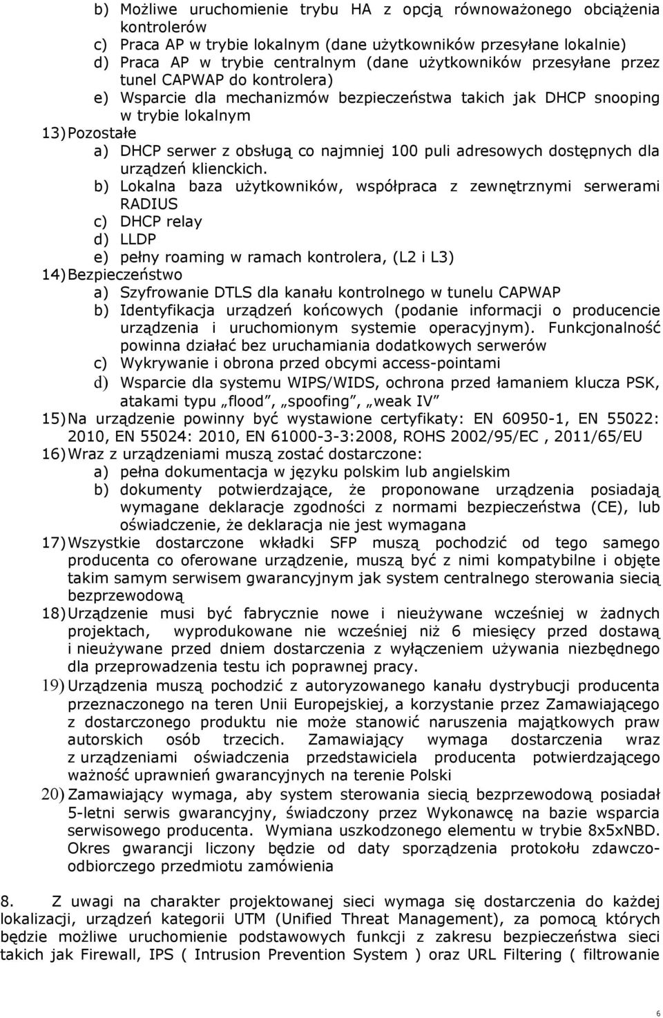 adresowych dostępnych dla urządzeń klienckich.