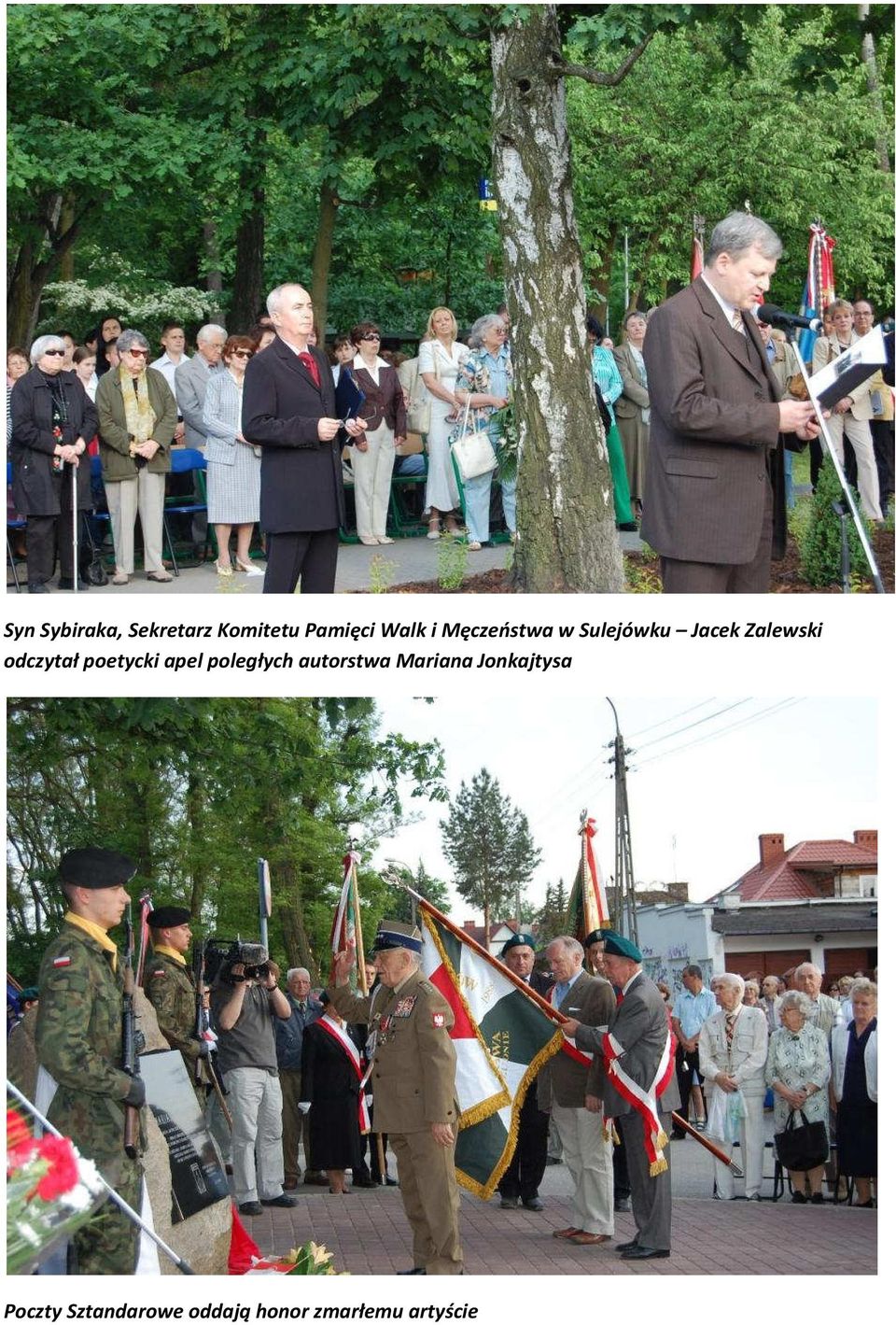 poetycki apel poległych autorstwa Mariana