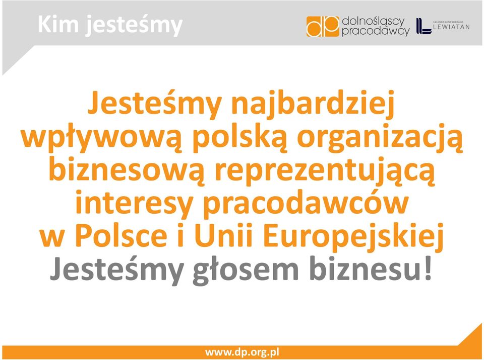 reprezentującą interesy pracodawców w