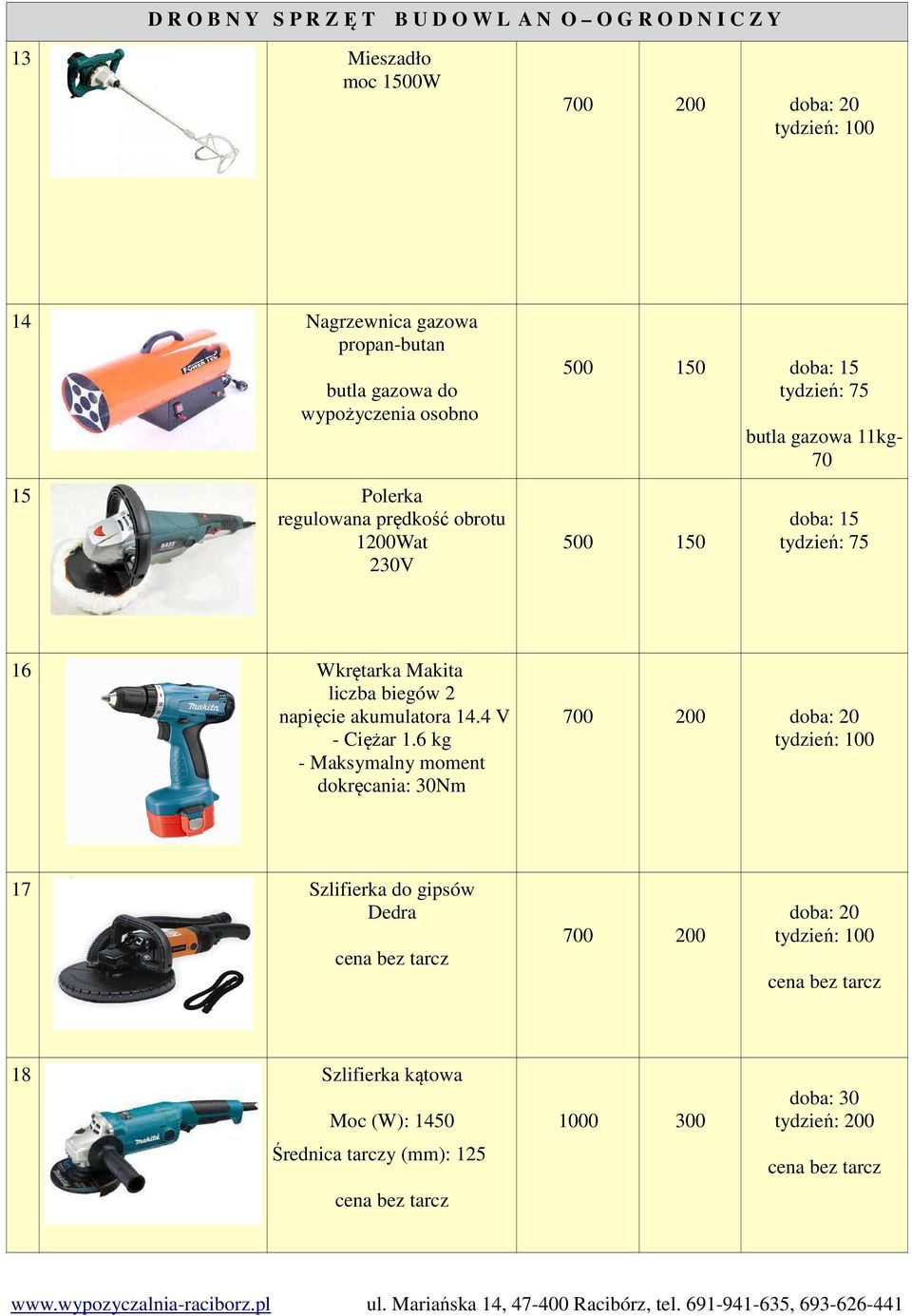 Makita liczba biegów 2 napięcie akumulatora 14.4 V - Ciężar 1.