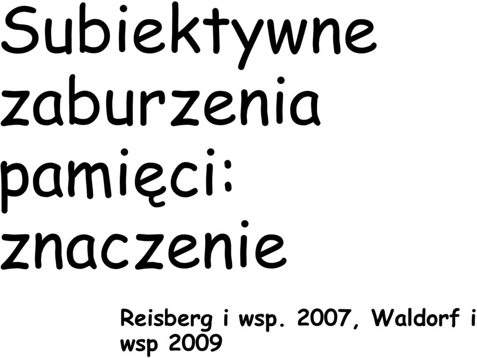 znaczenie Reisberg i