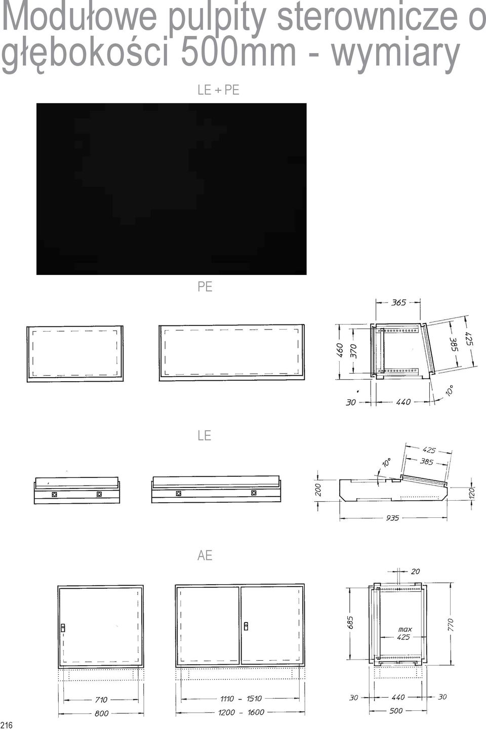 g³êbokoœci 500mm -