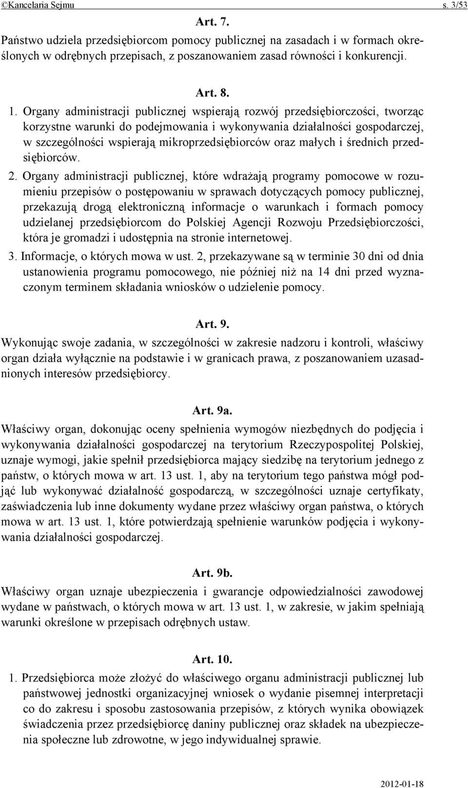 oraz małych i średnich przedsiębiorców. 2.