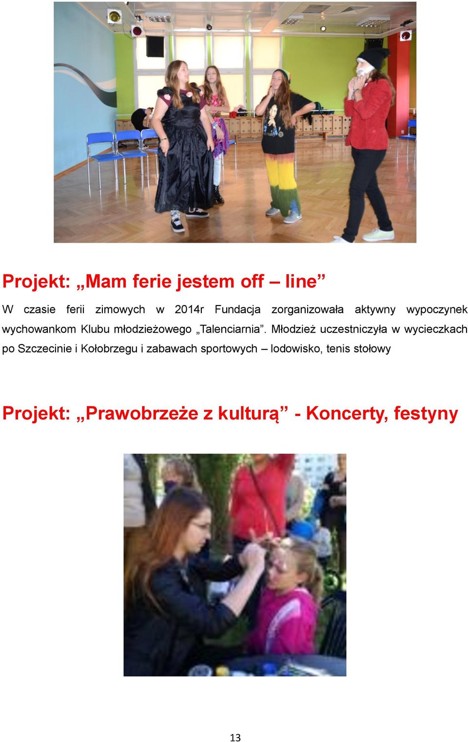 Młodzież uczestniczyła w wycieczkach po Szczecinie i Kołobrzegu i zabawach