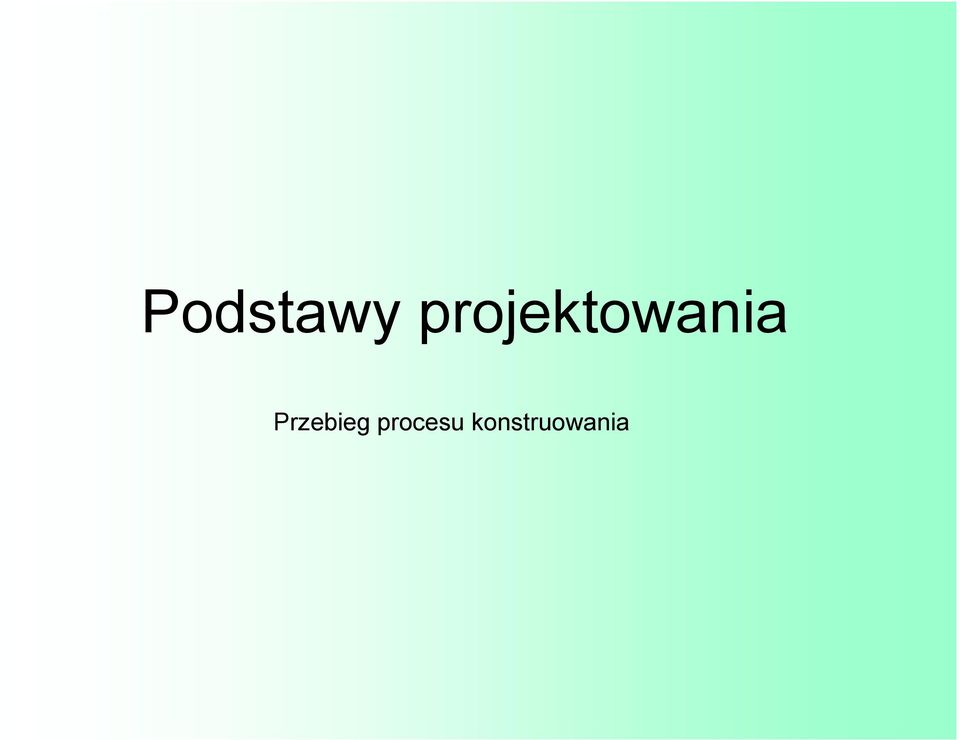 Przebieg