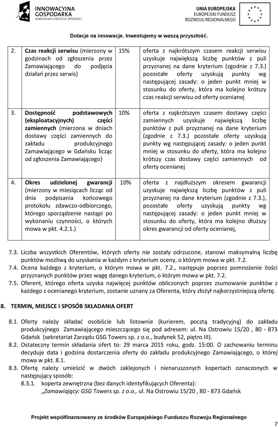Okres udzielonej gwarancji (mierzony w miesiącach licząc od dnia podpisania końcowego protokołu zdawczo-odbiorczego, którego sporządzenie nastąpi po wykonaniu czynności, o których mowa w pkt. 4.2.1.
