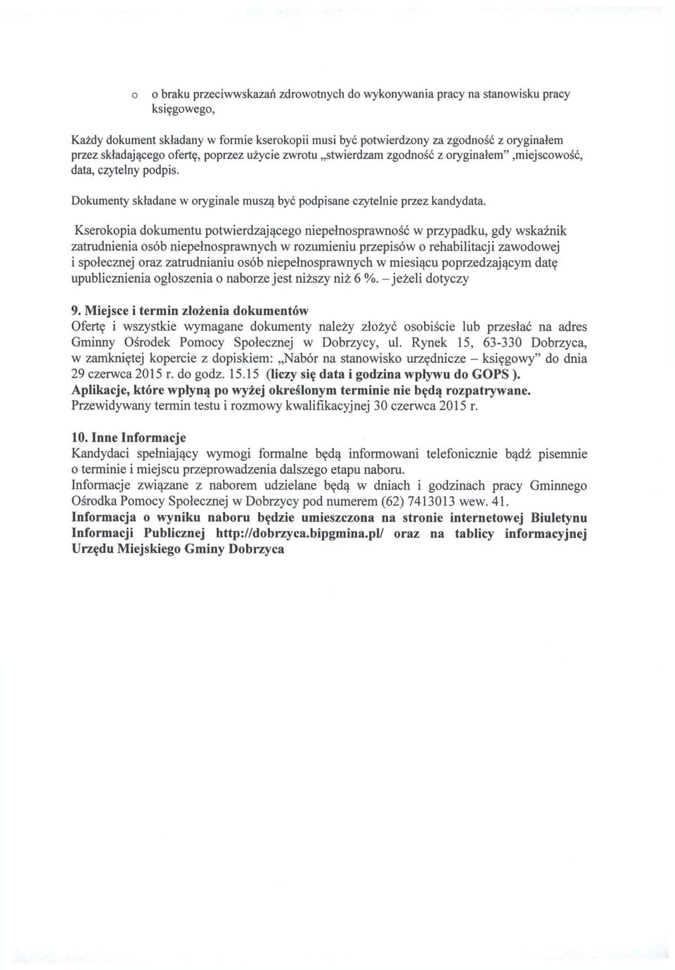 Kserkpia dkumentu ptwierdzająceg niepełnsprawnść w przypadku, gdy wskaźnik zatrudnienia sób niepełnsprawnych w rzumieniu przepisów rehabilitacji zawdwej i spłecznej raz zatrudnianiu sób