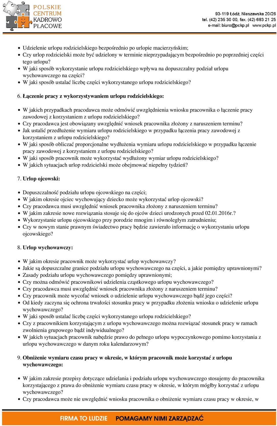 Łączenie pracy z wykorzystywaniem urlopu rodzicielskiego: W jakich przypadkach pracodawca może odmówić uwzględnienia wniosku pracownika o łączenie pracy zawodowej z korzystaniem z urlopu