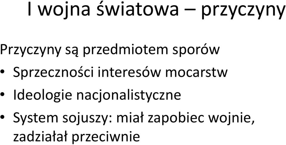 mocarstw Ideologie nacjonalistyczne System