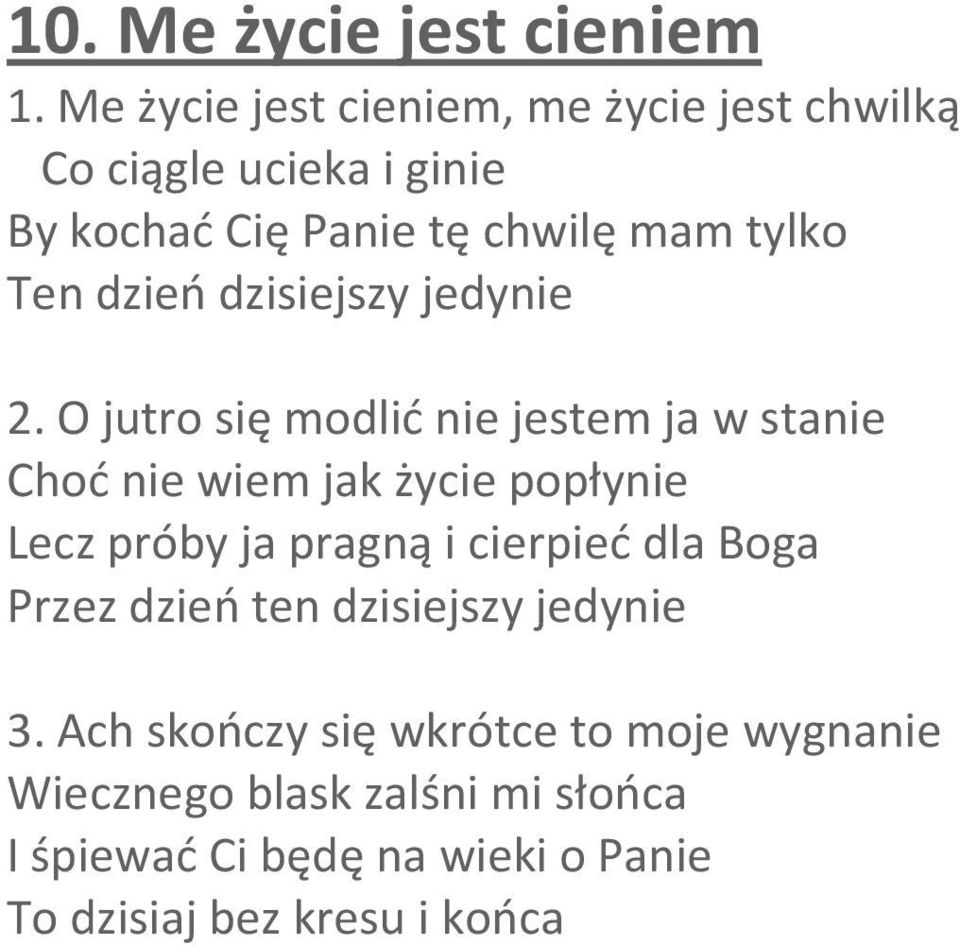dzień dzisiejszy jedynie 2.