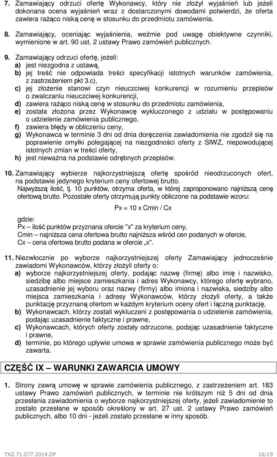 ust. 2 ustawy Prawo zamówień publicznych. 9.