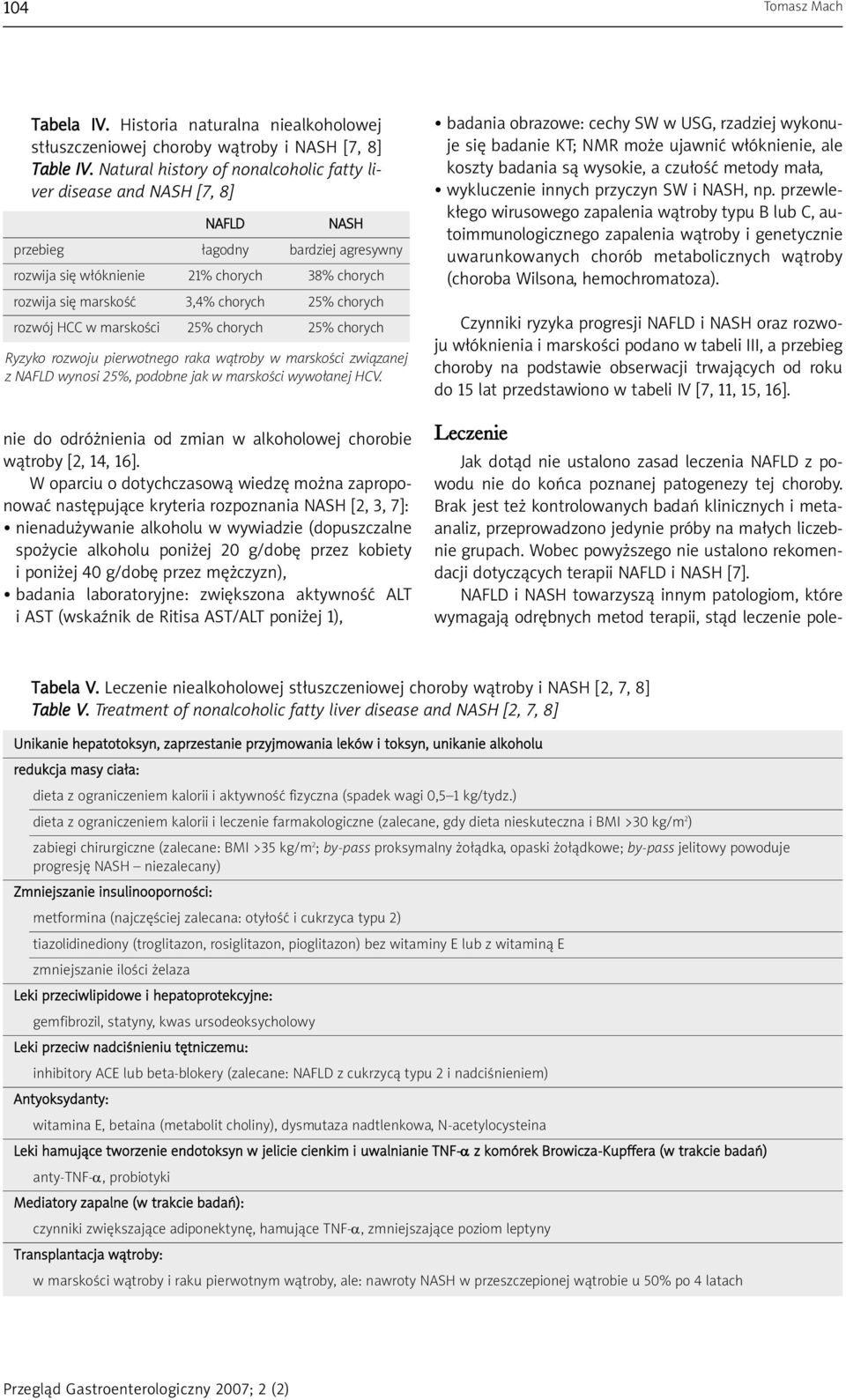 chorych rozwój HCC w marskości 25% chorych 25% chorych Ryzyko rozwoju pierwotnego raka wątroby w marskości związanej z NAFLD wynosi 25%, podobne jak w marskości wywołanej HCV.