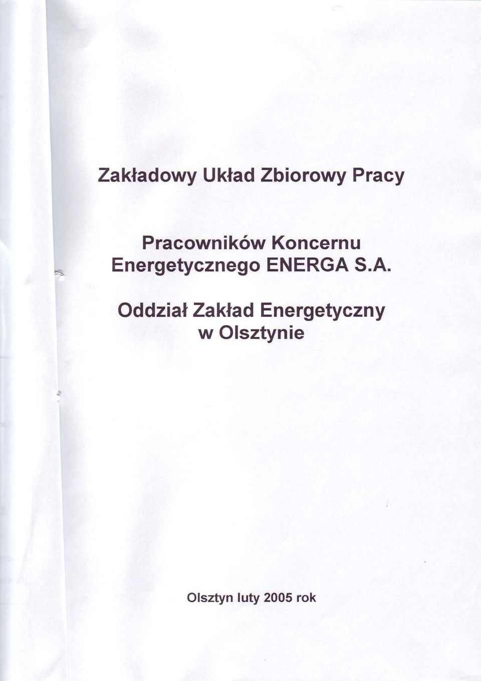ENERGA S.