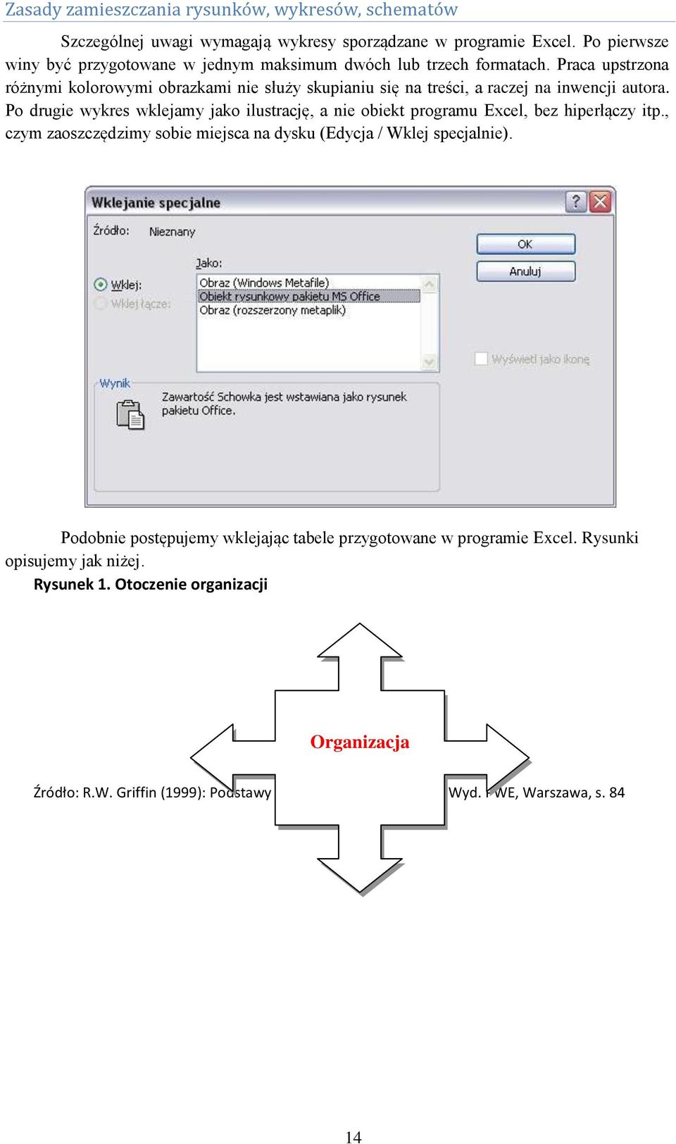 Praca upstrzona różnymi kolorowymi obrazkami nie służy skupianiu się na treści, a raczej na inwencji autora.
