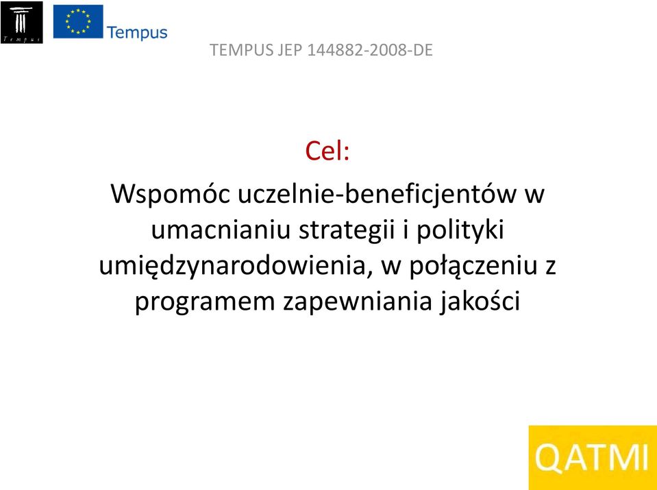 umacnianiu strategii i polityki