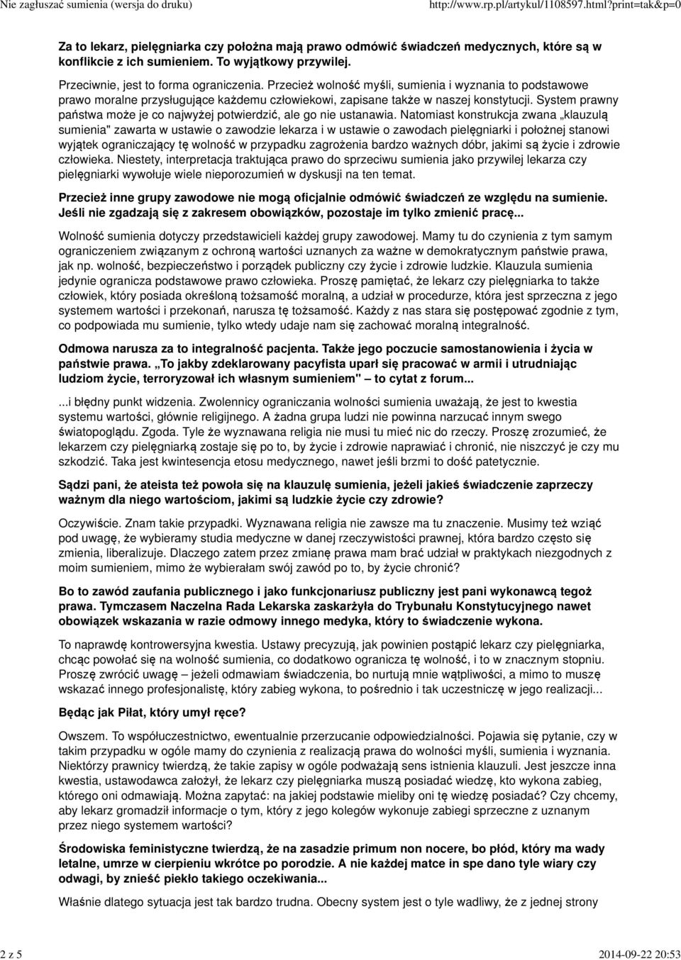 System prawny państwa może je co najwyżej potwierdzić, ale go nie ustanawia.