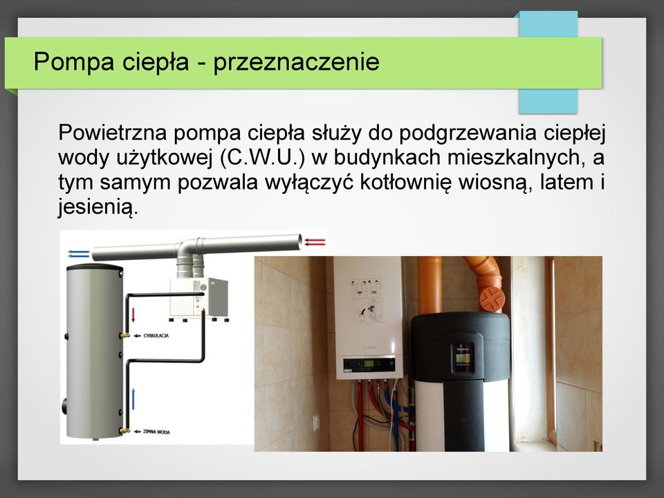 użytkowej (C.W.U.
