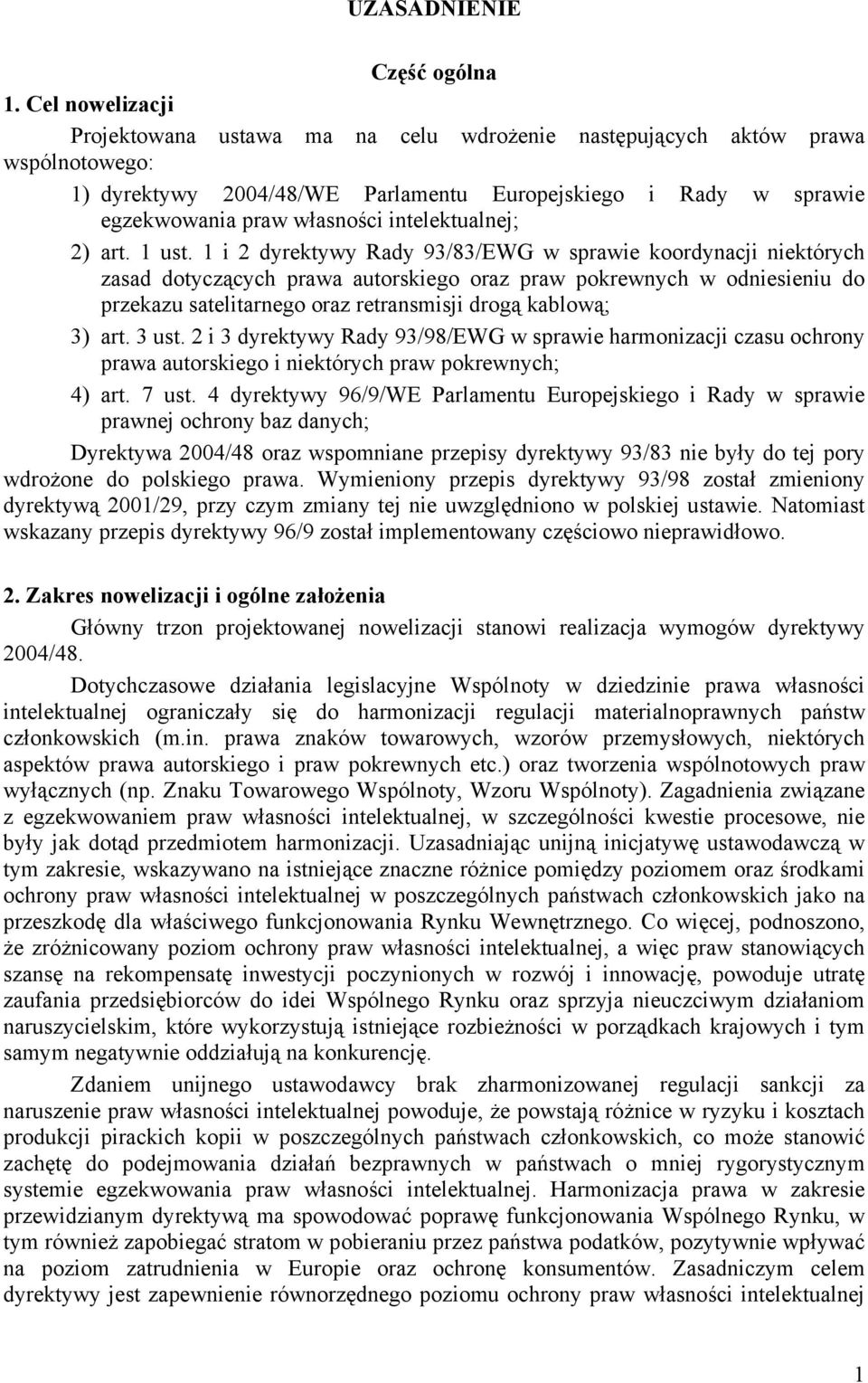 intelektualnej; 2) art. 1 ust.