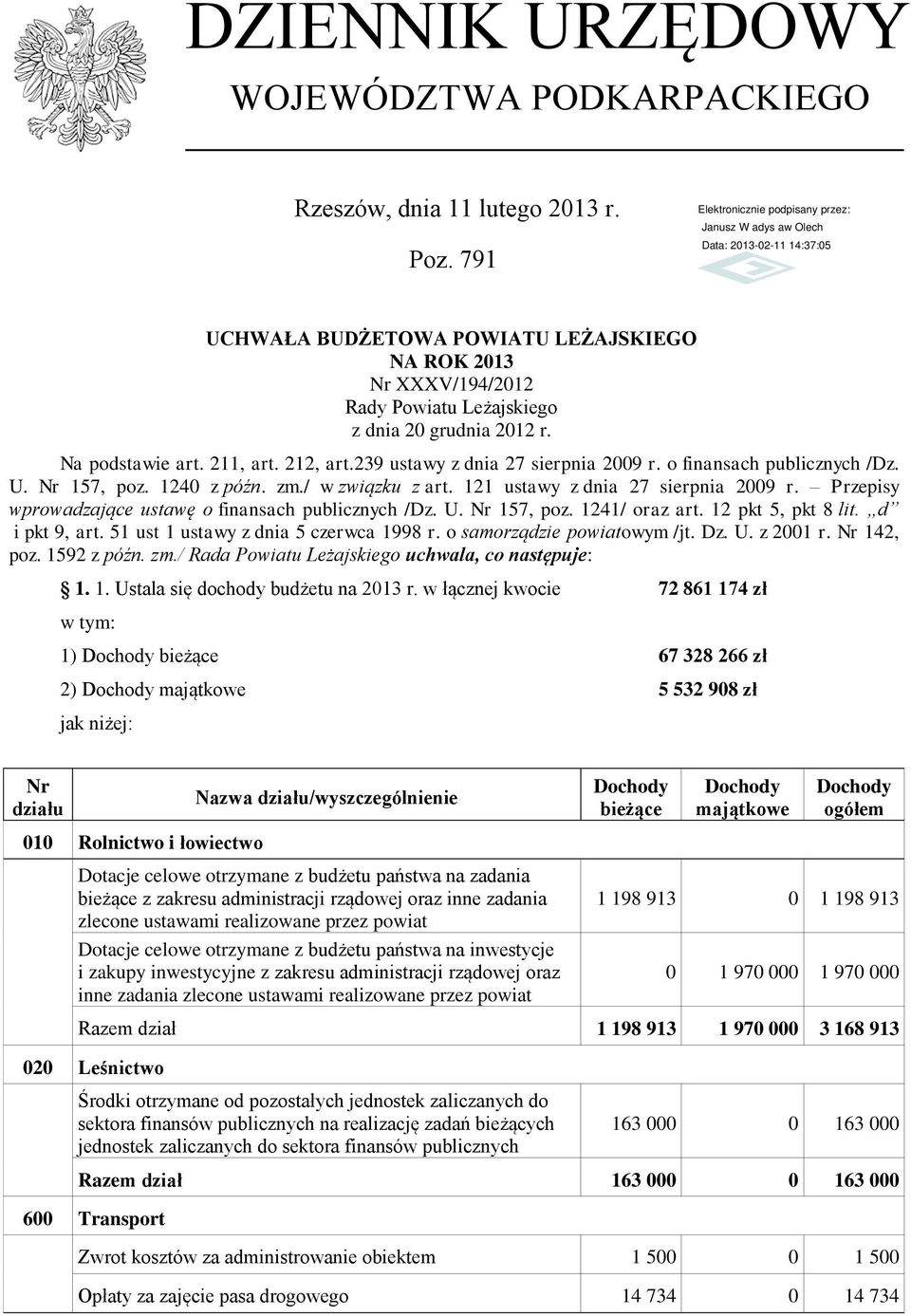 o finansach publicznych /Dz. U. Nr 157, poz. 1240 z późn. zm./ w związku z art. 121 ustawy z dnia 27 sierpnia 2009 r. Przepisy wprowadzające ustawę o finansach publicznych /Dz. U. Nr 157, poz. 1241/ oraz art.
