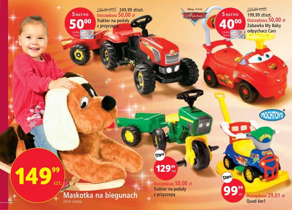 zł Zabawka My Baby odpychacz Cars 28 SUPER CENA 149 99 Maskotka na biegunach ró ne rodzaje 179