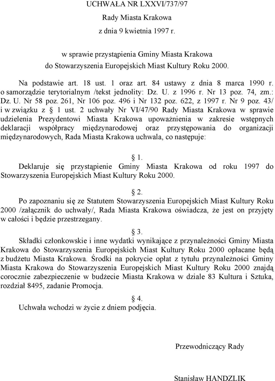 Nr 9 poz. 43/ i w związku z 1 ust.