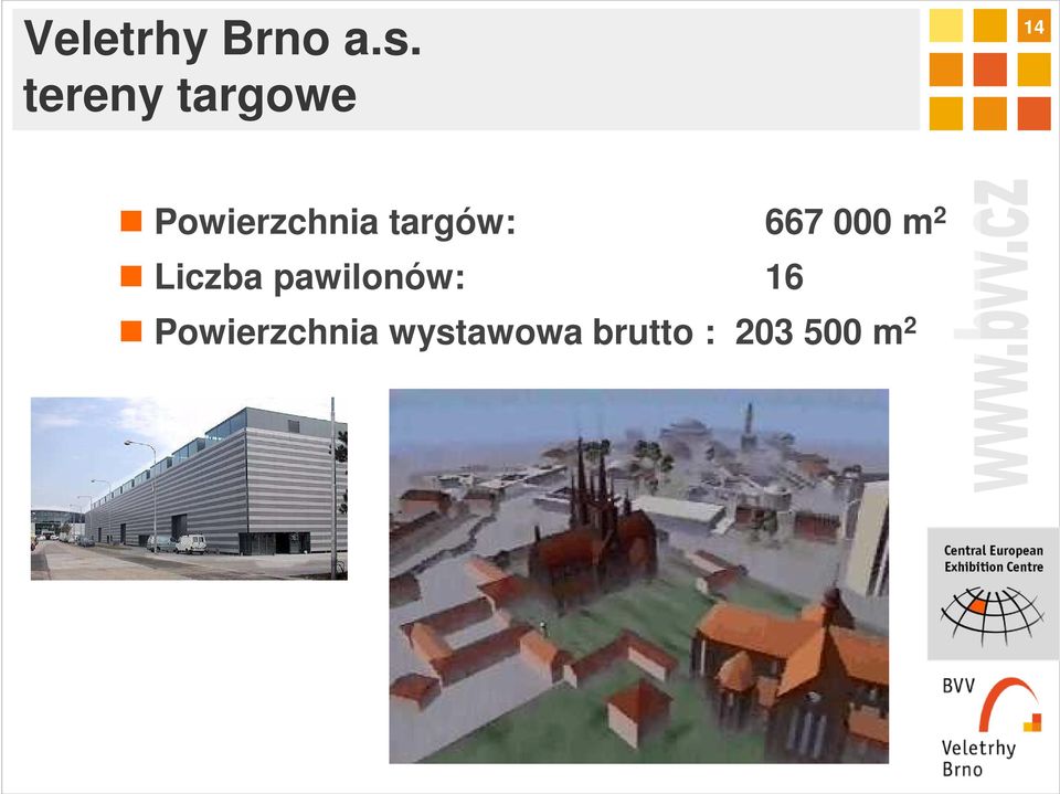 targów: 667 000 m 2 Liczba