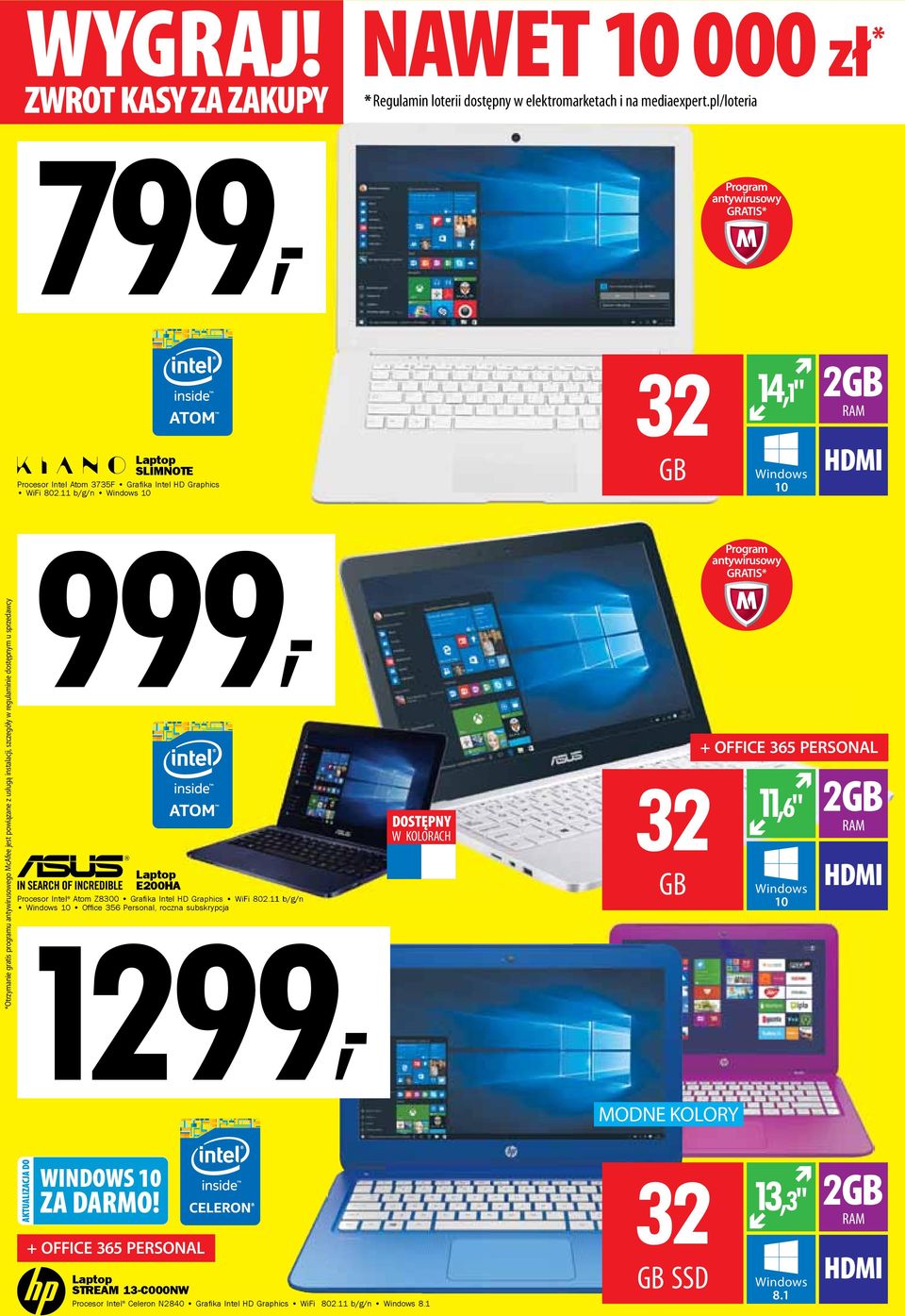 Laptop E200HA Atom Z8300 Grafi ka Intel Graphics WiFi 802.11 b/g/n 1299, Procesor Intel Atom Z8300 Grafi ka Intel Graphics WiFi 802.