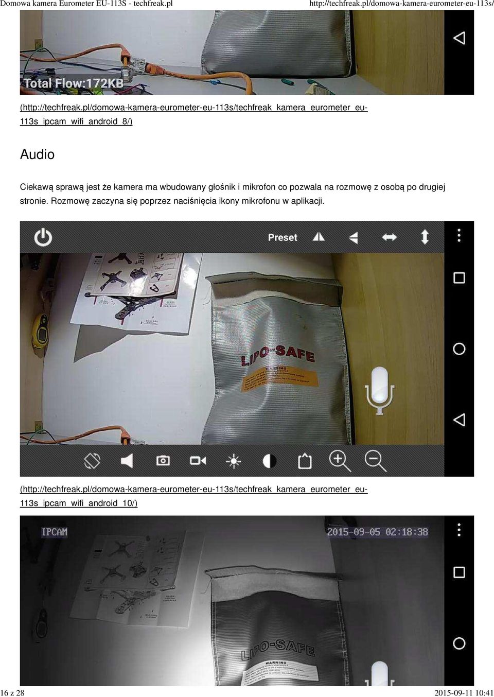 stronie. Rozmowę zaczyna się poprzez naciśnięcia ikony mikrofonu w aplikacji.