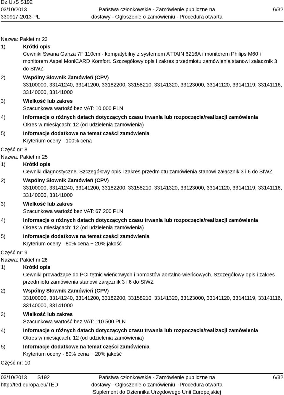 Cewniki diagnostyczne.